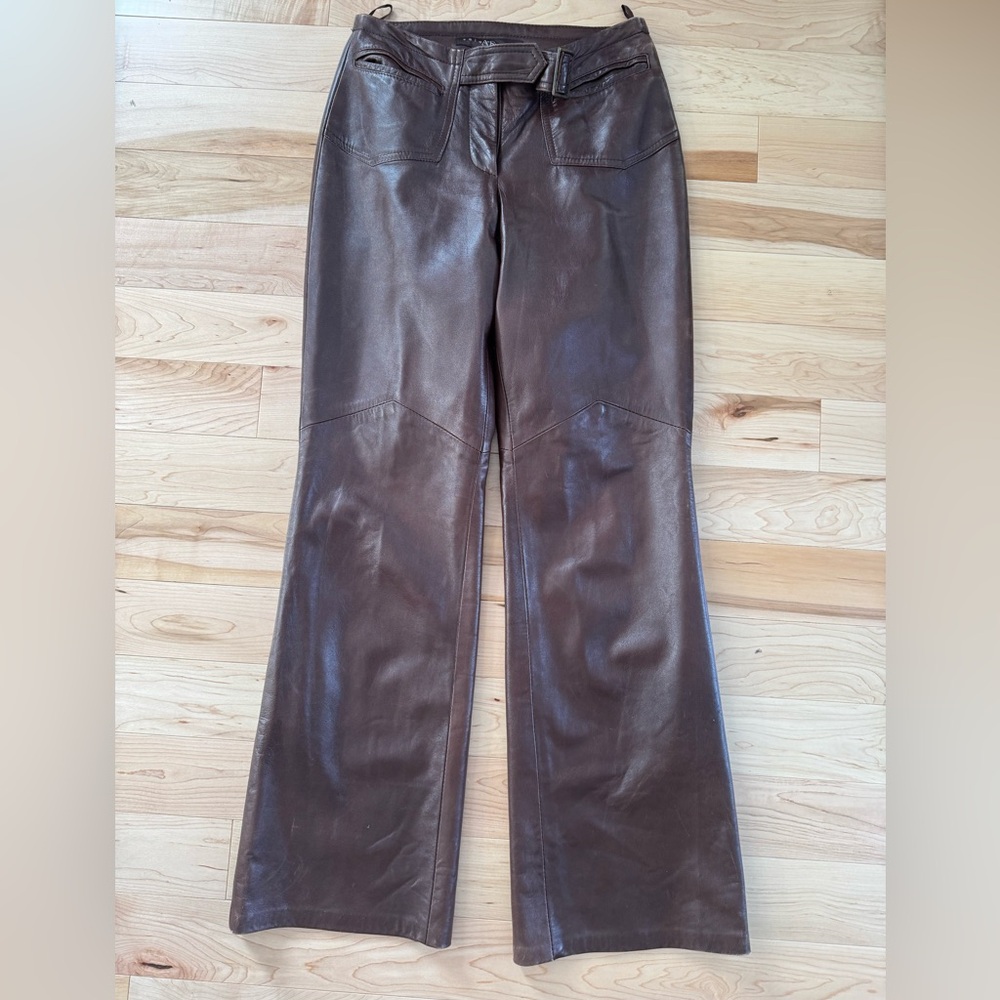 Vintage Leather pants made in Canada